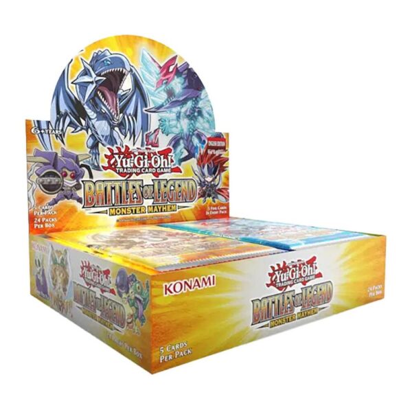 Yu-Gi-Oh: Battles of Legend- Monster Mayhem Booster Display