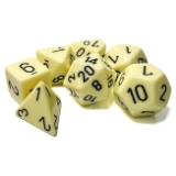 Chessex CHX25462 Dice Opaque Pastel Yellow Black