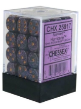 Chessex 12mm D6 Speckled Hurricane Dice Block