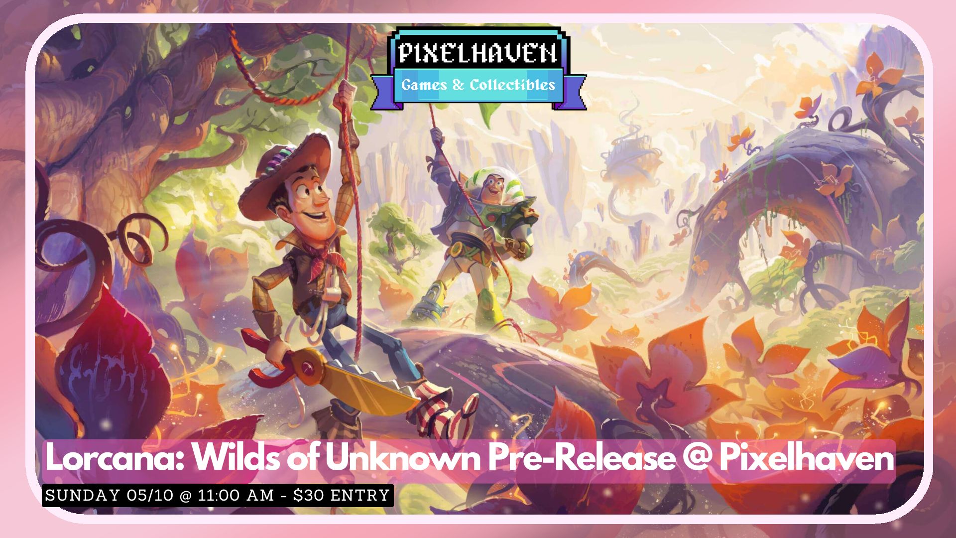 Lorcana: Wilds of Unknown Pre-Release @ Pixelhaven